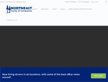 Tablet Screenshot of northeastchartertour.com